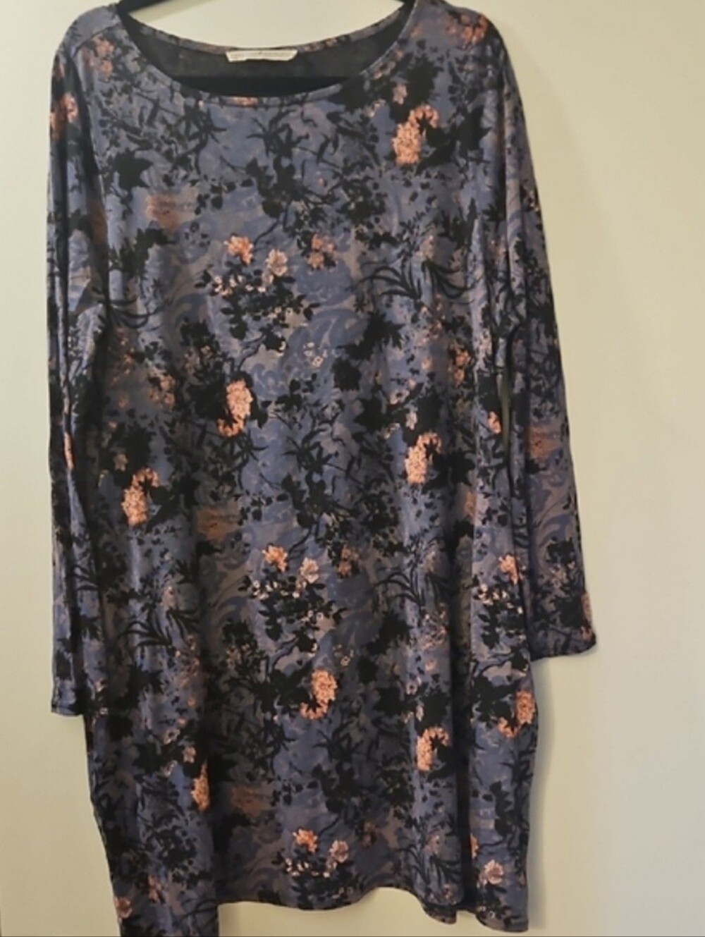 Peruvian Connection Shadow Blossom Babydoll Dress Womens Size XXL